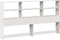 vidaXL - Hoofdbord - met - opbergruimte - 200 - cm - massief - grenenhout - wit