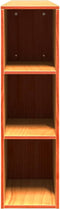 vidaXL - Hoofdbord - met - opbergruimte - 200 - cm - massief - grenenhout - wasbruin