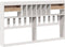 vidaXL - Hoofdbord - met - opbergruimte - 200 - cm - massief - grenenhout - wit