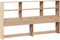 vidaXL - Hoofdbord - met - opbergruimte - 200 - cm - massief - grenenhout