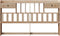 vidaXL - Hoofdbord - met - opbergruimte - 200 - cm - massief - grenenhout