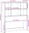 vidaXL - Hoofdbord - met - opbergruimte - 75 - cm - massief - grenenhout - wasbruin