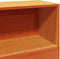 vidaXL - Hoofdbord - met - opbergruimte - 75 - cm - massief - grenenhout - wasbruin