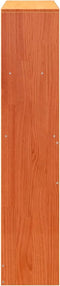 vidaXL - Hoofdbord - met - opbergruimte - 75 - cm - massief - grenenhout - wasbruin