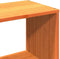 vidaXL - Hoofdbord - met - opbergruimte - 75 - cm - massief - grenenhout - wasbruin