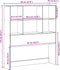 vidaXL - Hoofdbord - met - opbergruimte - 90 - cm - massief - grenenhout - wasbruin