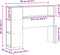 vidaXL - Hoofdbord - met - opbergruimte - 90 - cm - massief - grenenhout - wasbruin