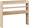 vidaXL - Hoofdbord - met - schappen - 100 - cm - massief - grenenhout