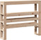 vidaXL - Hoofdbord - met - schappen - 100 - cm - massief - grenenhout