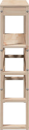 vidaXL - Hoofdbord - met - schappen - 100 - cm - massief - grenenhout