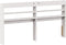 vidaXL - Hoofdbord - met - schappen - 120 - cm - massief - grenenhout - wit