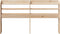 vidaXL - Hoofdbord - met - schappen - 120 - cm - massief - grenenhout