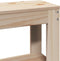 vidaXL - Hoofdbord - met - schappen - 120 - cm - massief - grenenhout