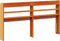 vidaXL - Hoofdbord - met - schappen - 120 - cm - massief - grenenhout - wasbruin