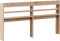 vidaXL - Hoofdbord - met - schappen - 120 - cm - massief - grenenhout