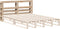 vidaXL - Hoofdbord - met - schappen - 120 - cm - massief - grenenhout