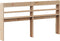 vidaXL - Hoofdbord - met - schappen - 135 - cm - massief - grenenhout