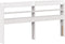 vidaXL - Hoofdbord - met - schappen - 140 - cm - massief - grenenhout - wit