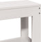 vidaXL - Hoofdbord - met - schappen - 140 - cm - massief - grenenhout - wit
