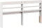 vidaXL - Hoofdbord - met - schappen - 150 - cm - massief - grenenhout - wit