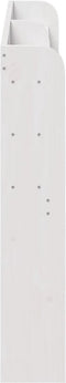 vidaXL - Hoofdbord - met - schappen - 150 - cm - massief - grenenhout - wit