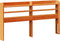 vidaXL - Hoofdbord - met - schappen - 160 - cm - massief - grenenhout - wasbruin