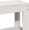 vidaXL - Hoofdbord - met - schappen - 160 - cm - massief - grenenhout - wit