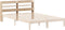 vidaXL - Hoofdbord - met - schappen - 160 - cm - massief - grenenhout