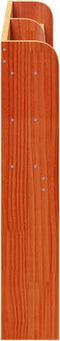 vidaXL - Hoofdbord - met - schappen - 160 - cm - massief - grenenhout - wasbruin