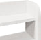 vidaXL - Hoofdbord - met - schappen - 180 - cm - massief - grenenhout - wit