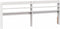 vidaXL - Hoofdbord - met - schappen - 180 - cm - massief - grenenhout - wit