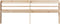 vidaXL - Hoofdbord - met - schappen - 200 - cm - massief - grenenhout