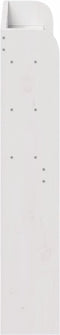 vidaXL - Hoofdbord - met - schappen - 75 - cm - massief - grenenhout - wit