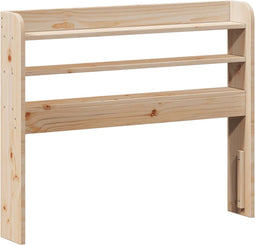 vidaXL - Hoofdbord - met - schappen - 75 - cm - massief - grenenhout