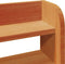 vidaXL - Hoofdbord - met - schappen - 75 - cm - massief - grenenhout - wasbruin