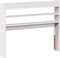 vidaXL - Hoofdbord - met - schappen - 75 - cm - massief - grenenhout - wit