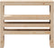 vidaXL - Hoofdbord - met - schappen - 75 - cm - massief - grenenhout