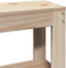vidaXL - Hoofdbord - met - schappen - 75 - cm - massief - grenenhout