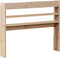 vidaXL - Hoofdbord - met - schappen - 75 - cm - massief - grenenhout