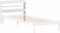 vidaXL - Hoofdbord - met - schappen - 75 - cm - massief - grenenhout - wit