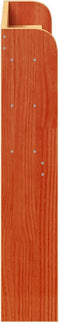 vidaXL - Hoofdbord - met - schappen - 90 - cm - massief - grenenhout - wasbruin