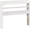 vidaXL - Hoofdbord - met - schappen - 90 - cm - massief - grenenhout - wit