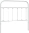 vidaXL - Hoofdbord - metaal - wit - 100 - cm