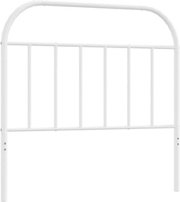 vidaXL - Hoofdbord - metaal - wit - 100 - cm