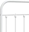 vidaXL - Hoofdbord - metaal - wit - 100 - cm