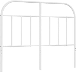 vidaXL - Hoofdbord - metaal - wit - 120 - cm