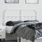 vidaXL - Hoofdbord - metaal - wit - 120 - cm