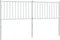 vidaXL - Hoofdbord - metaal - wit - 160 - cm