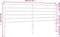 vidaXL - Hoofdbord - metaal - wit - 193 - cm