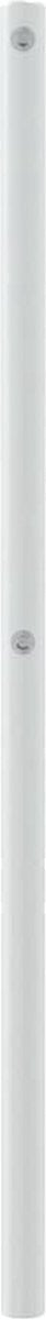 vidaXL - Hoofdbord - metaal - wit - 193 - cm